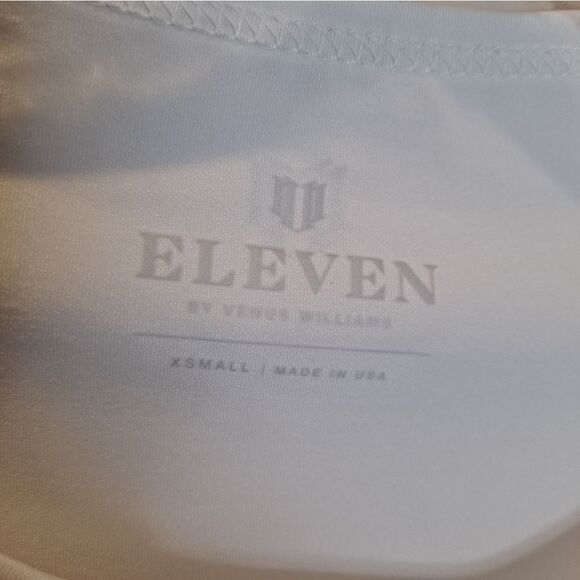 EleVen by Venus Williams fallen petals wrap long sleeve top White NWT. - Picture 5 of 8